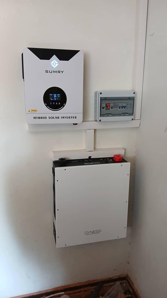 Greendale 6.2kVA solar project in Greendale, Harare (Residential)